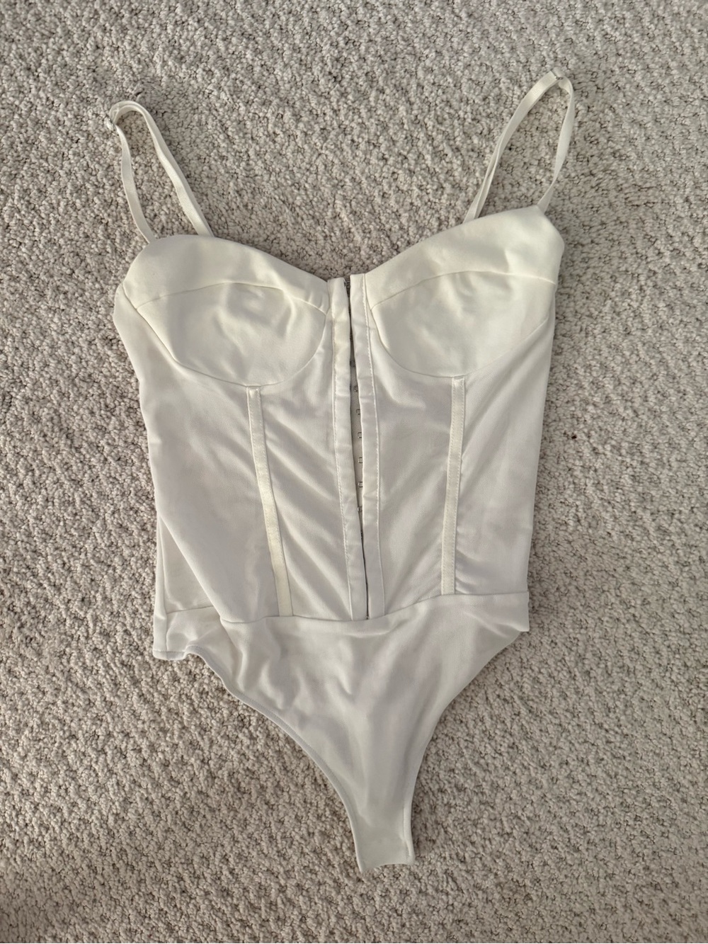 Free People Night Rhythm corset bodysuit